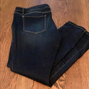 CAbi Dark Wash Jeans Size 16
